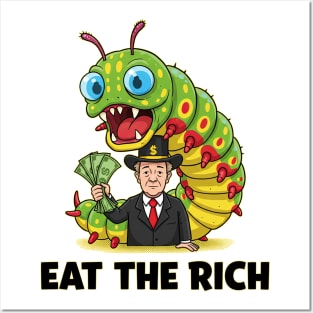 Eat the Rich Hungry Caterpillar Posters and Art